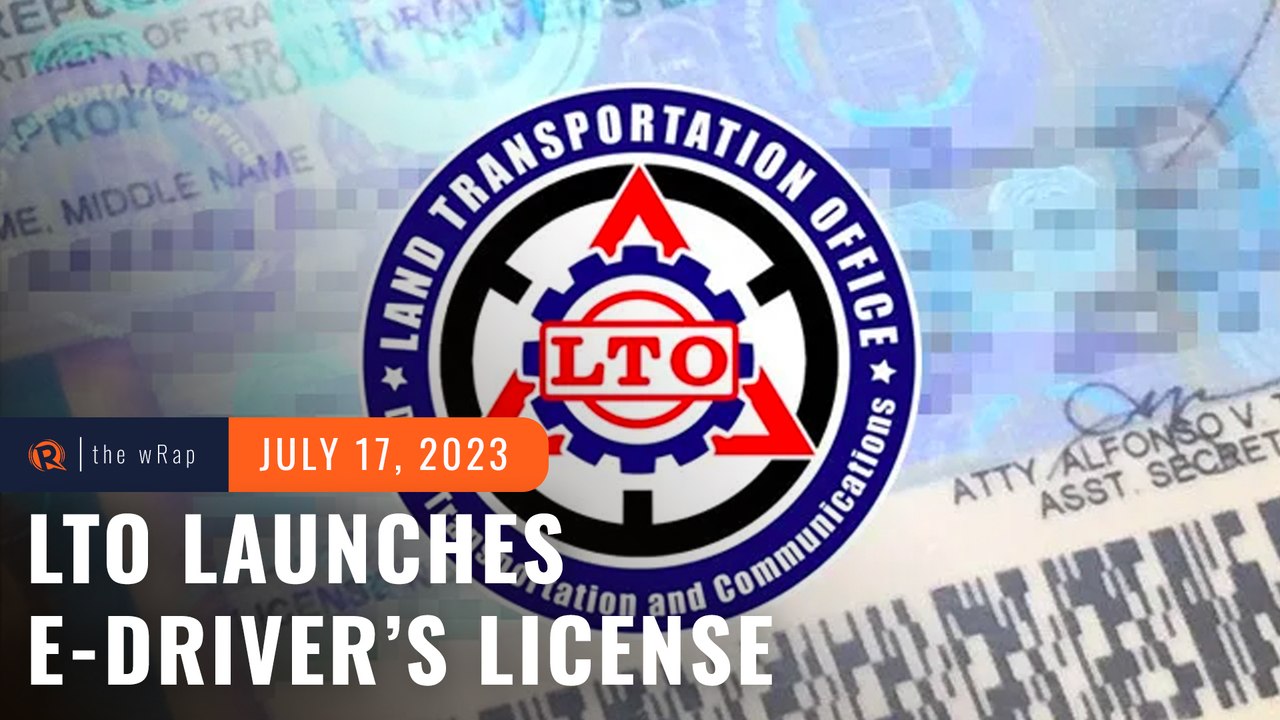 LTO launches e-driver’s license
