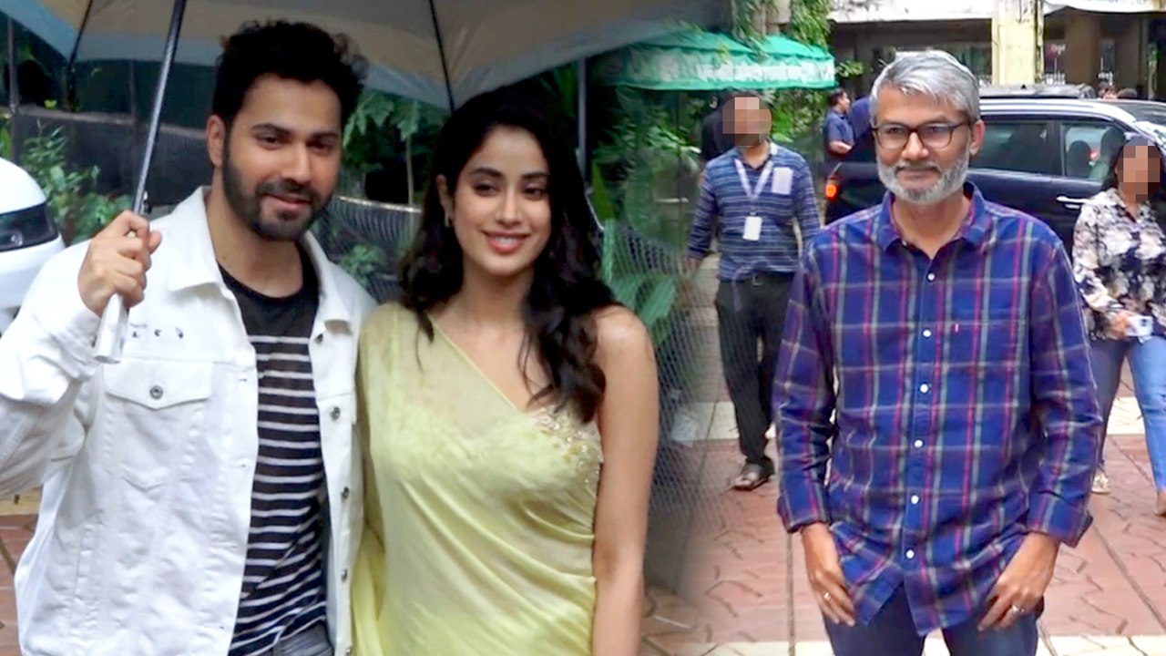Janhvi, Varun & Nitesh Tiwari Promote "Bawaal" At A College