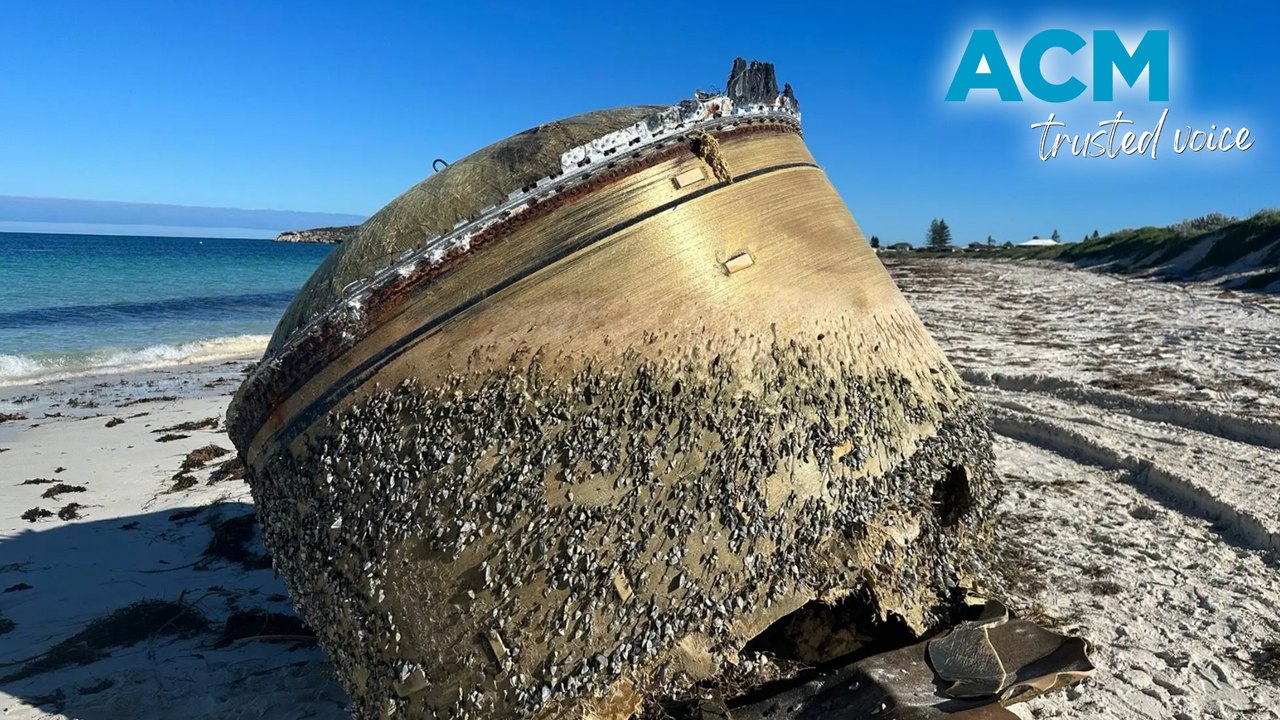 Giant mystery object washes up on WA beach