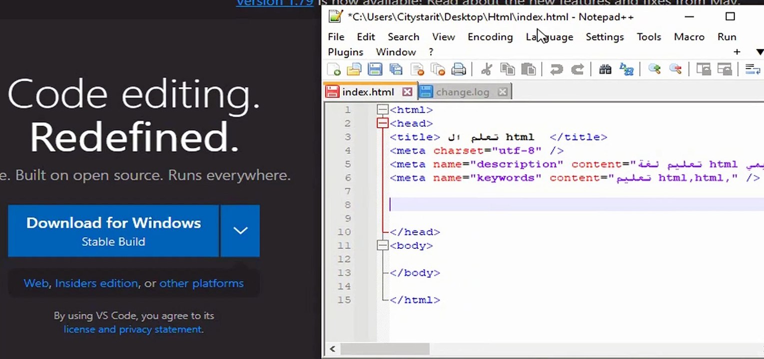 install visual studio code تحميل برنامج فيجوال ستوديو كود