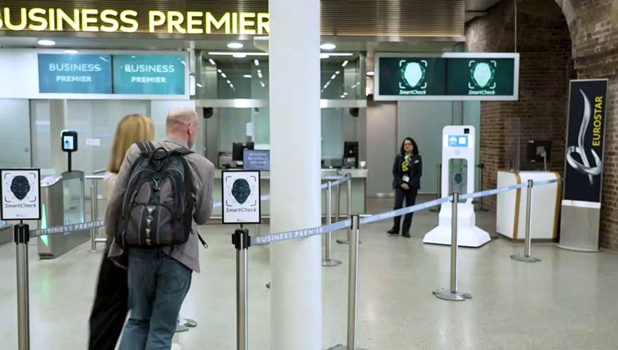 Eurostar's new facial verification system at St Pancras International