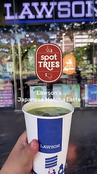 Lawson's Japanese Matcha Latte