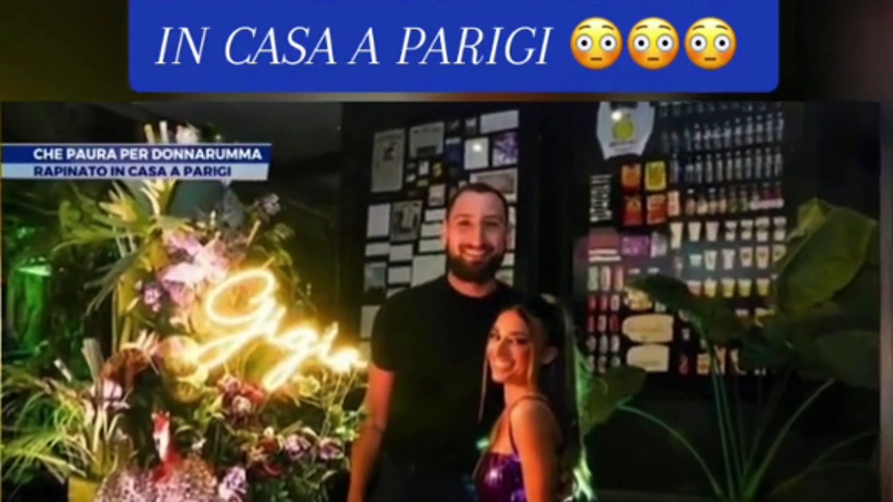 Donnarumma e la fidanzata rapinati in casa