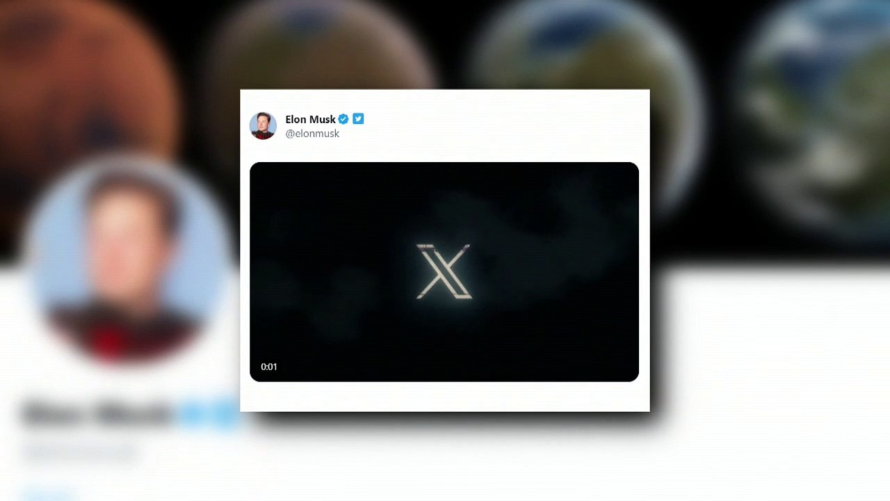 Elon Musk sustituirá el pajarito azul de Twitter por una X
