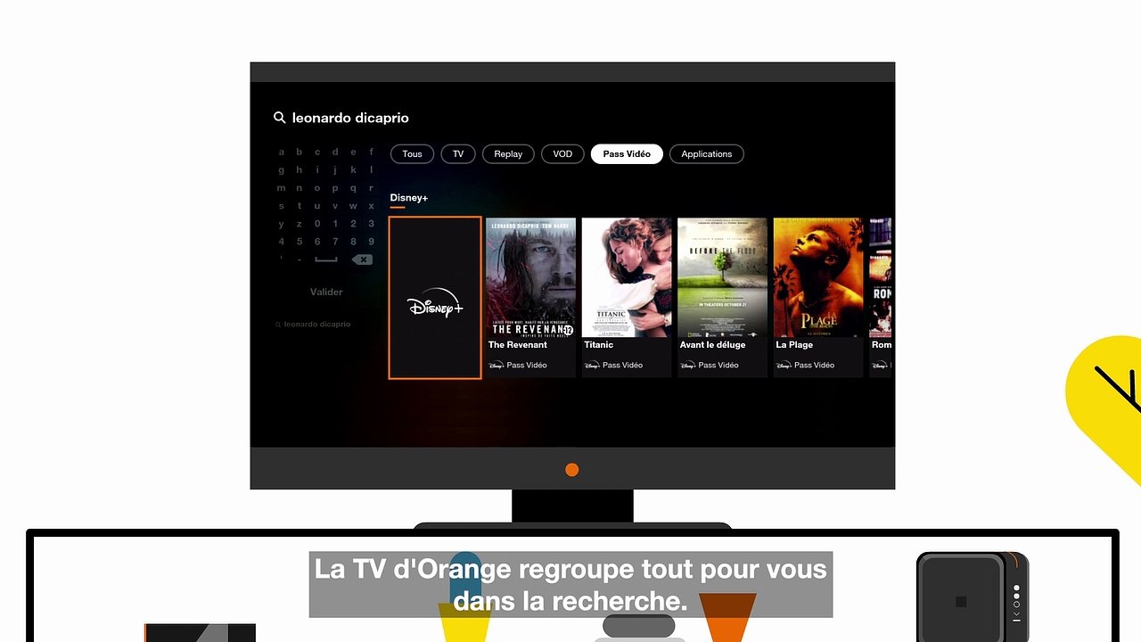 Activer mon compte Disney+ sur la TV d'Orange (QR code)