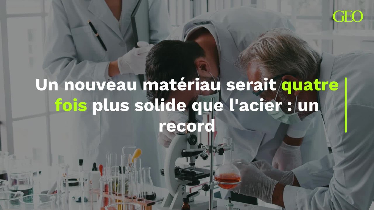 Un nouveau matériau serait quatre fois plus solide que l'acier : un record