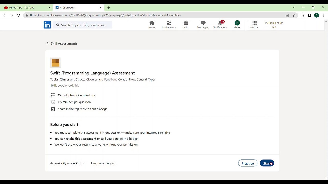 LinkedIn Swift Assessment Answers 2023 - Linkedin Swift Quiz Answers - Linkedin Skill Test Questions and Answers 2023