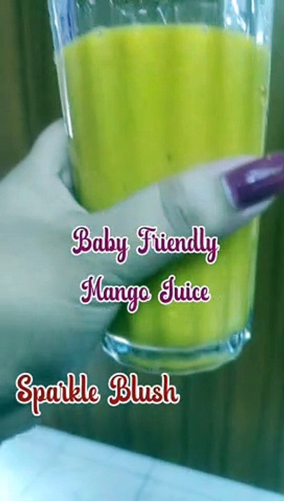 Mango Milkshake For Babies 