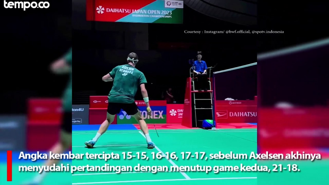 Hasil Final Japan Open 2023: Jonatan Christie Gagal Juara, Keok Lawan Viktor Axelsen
