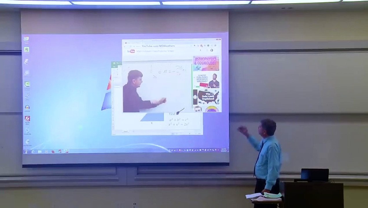 "Math Professor's Genius April Fools' Prank: Hilarious Projector Screen Fix!