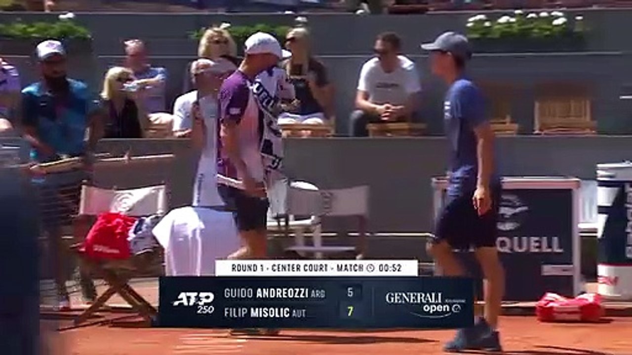 Andreozzi ganó un partidazo y avanza en Austria