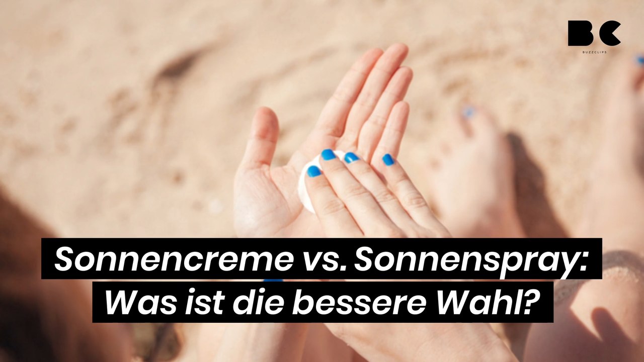 Sonnencreme oder Sonnenspray: Was ist besser?