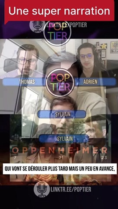 La narration d'Oppenheimer 