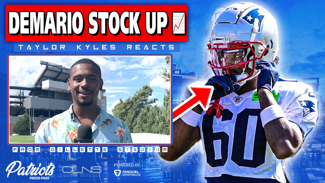 Patriots Rookie Demario Douglas STOCK Continues to RISE 