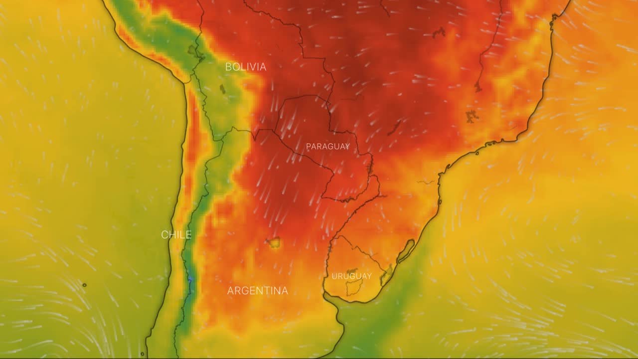 Ola de calor sudamerica