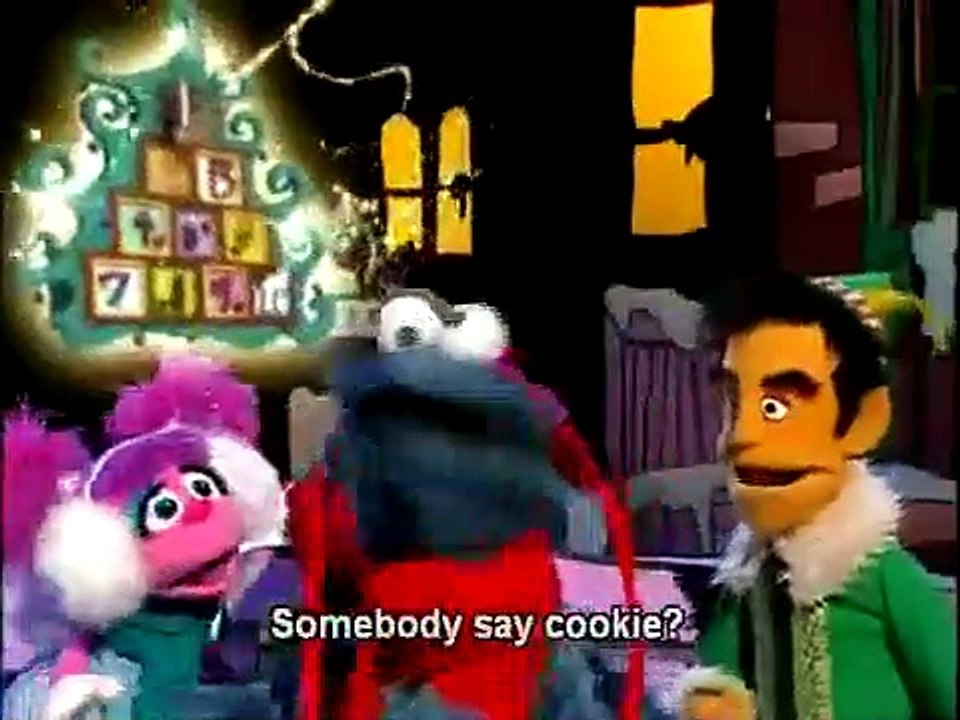 Elmo Christmas countdown Cookie Monster Christmas countdown eat