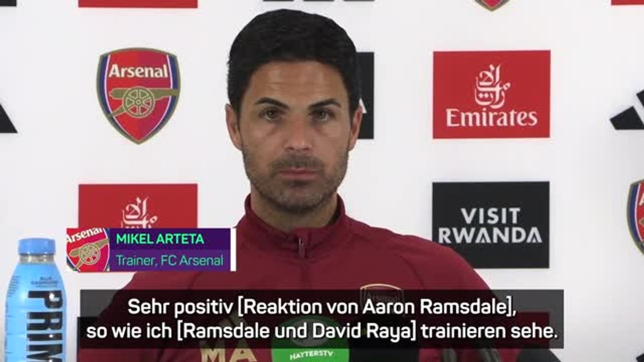Arteta: "Raya und Ramsdale haben gute Verbindung"