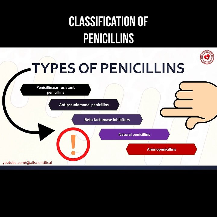 Classification of penicillins