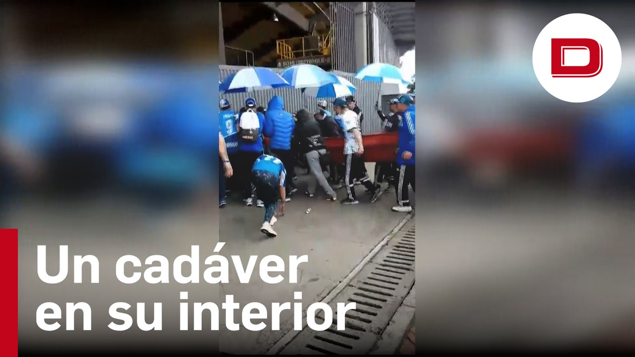 El partido que se ha suspendido en Colombia por introducir un ataúd con un muerto en su interior