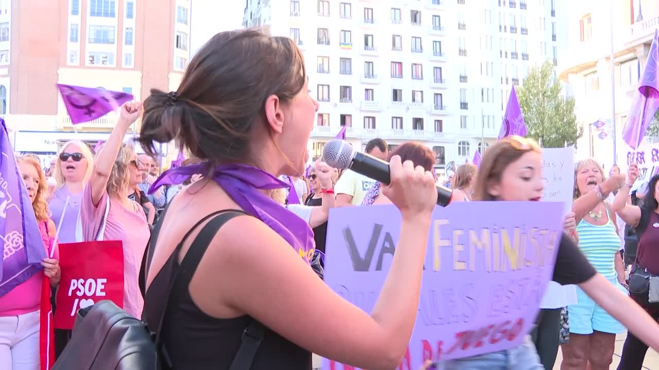 Concentración en Madrid para apoyar a Jenni Hermoso