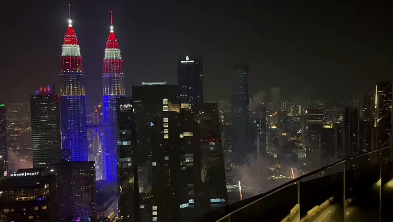 天眼角度观赏 KLCC国庆倒数秀 (3)