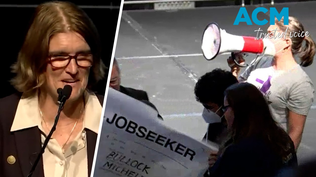 RBA governor speech at ANU interrupted by student protesters