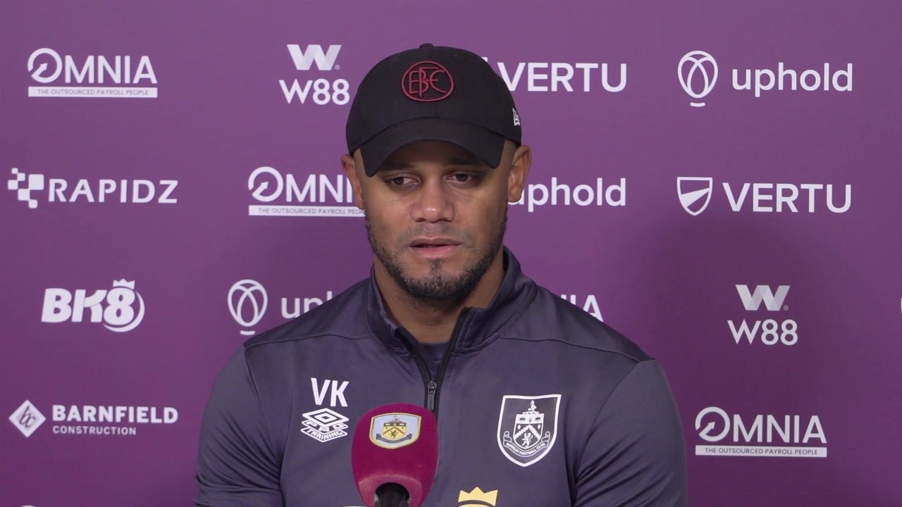 Kompany's injury update pre Burnley's trip to Spurs