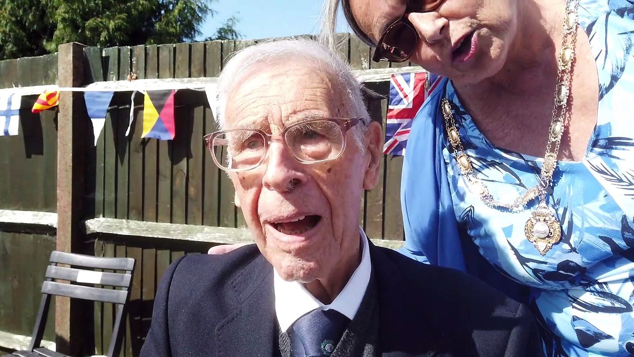 Reginald Plowman 100th birthday