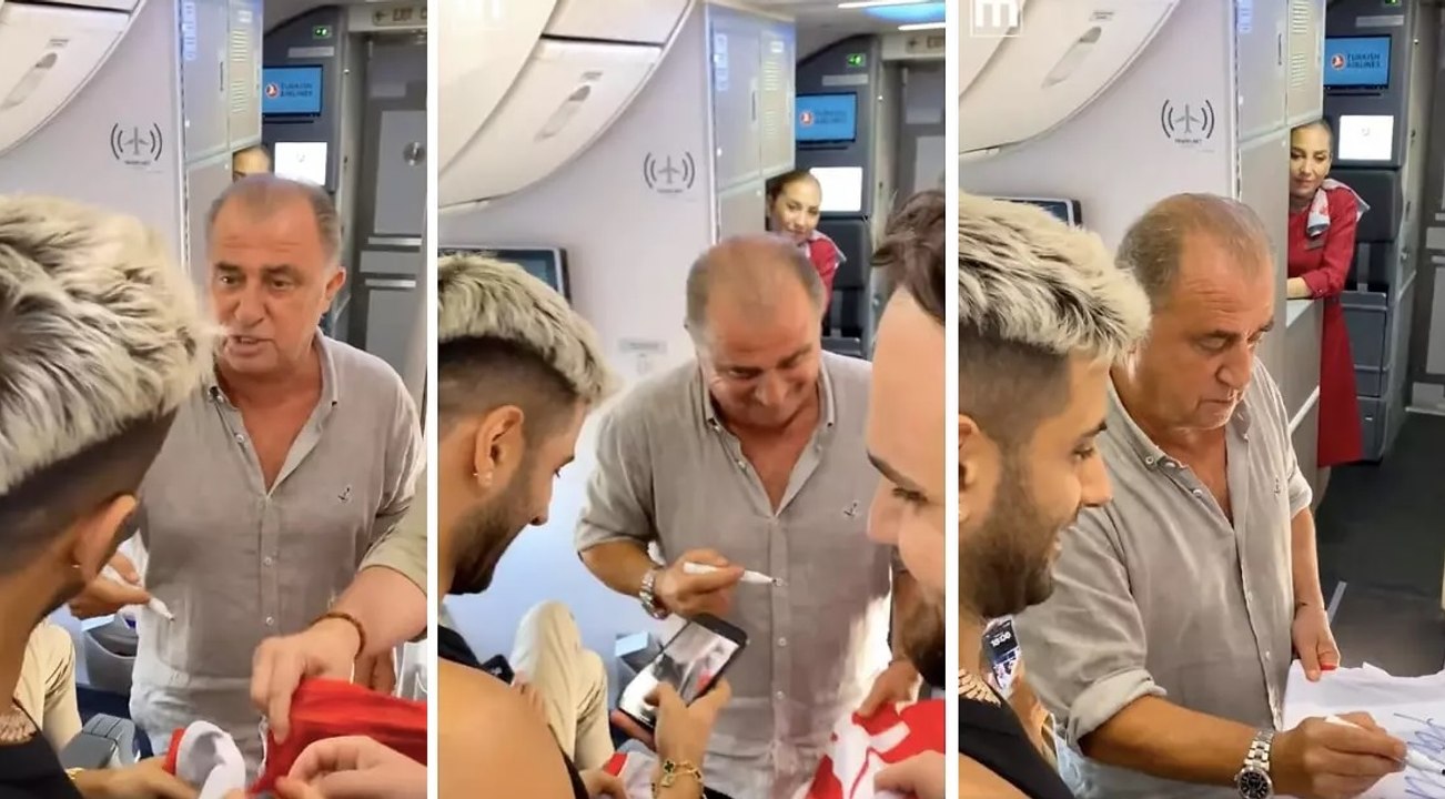 Fatih Terim’den Reynmen’e imzalı forma: Al sıkıştığın zaman sat