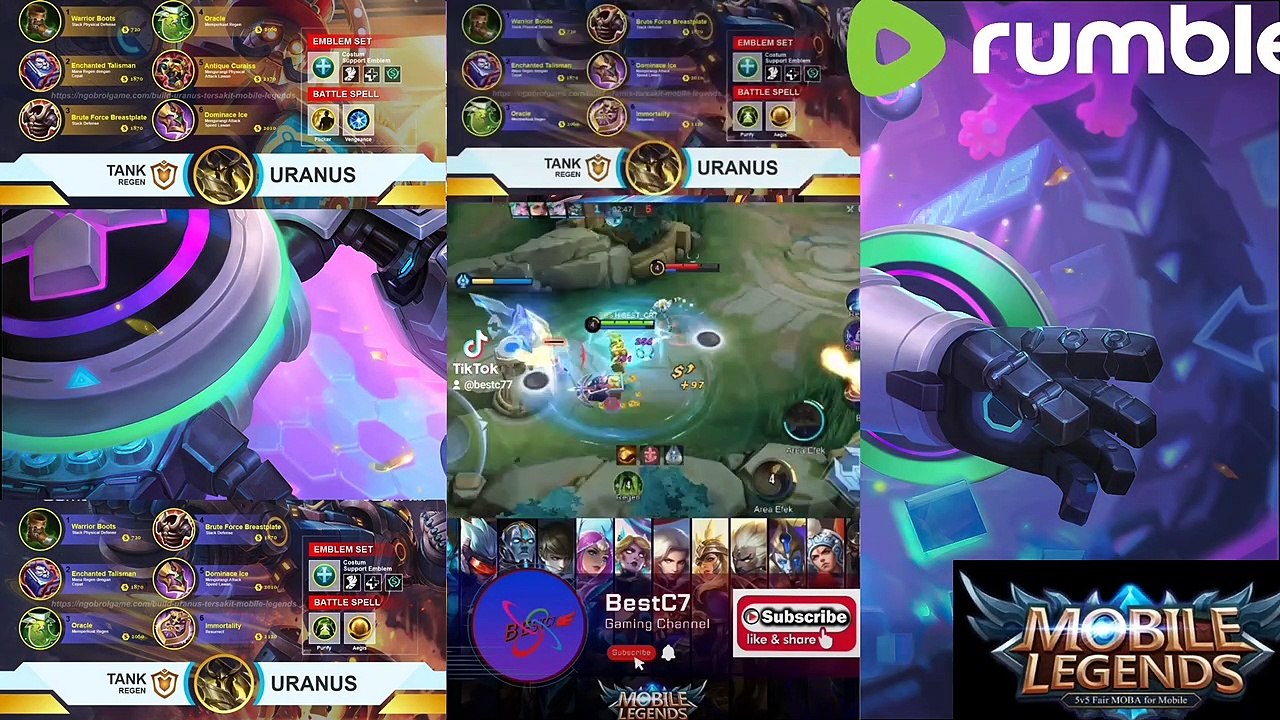 Build Hero Tank Ura Mobile Legends Bang Bang