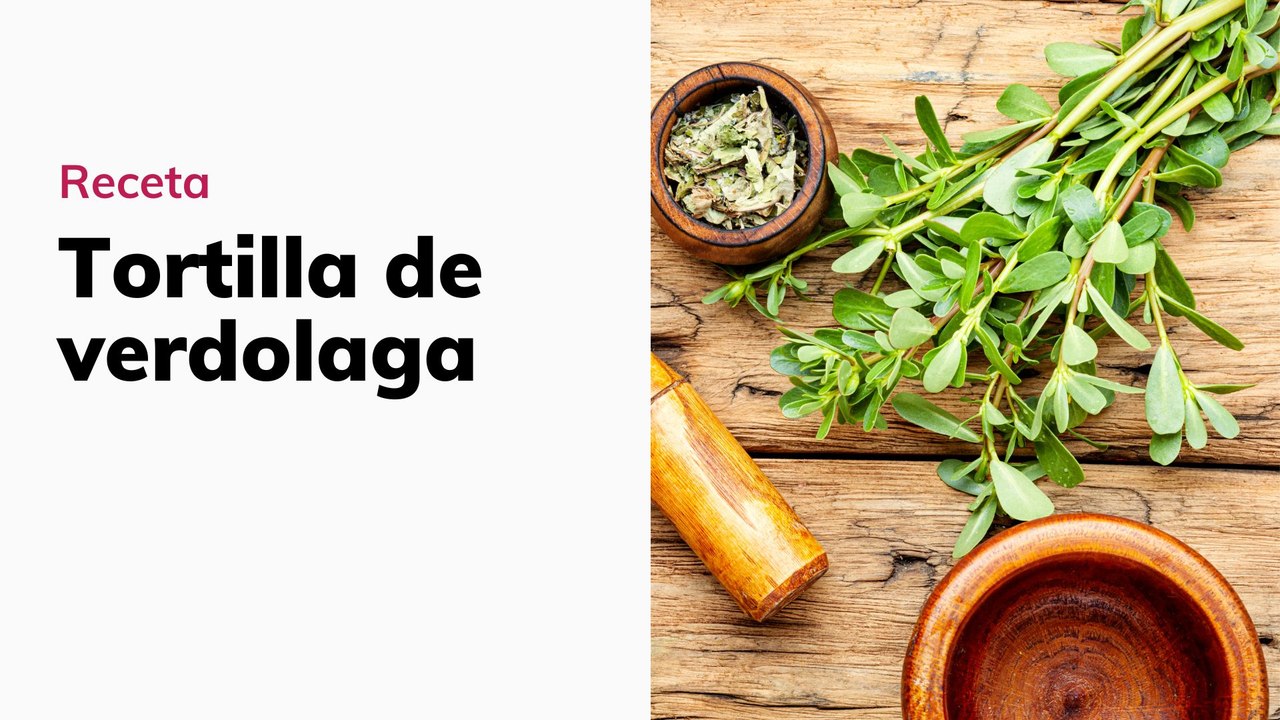 Receta Tortilla de verdolaga