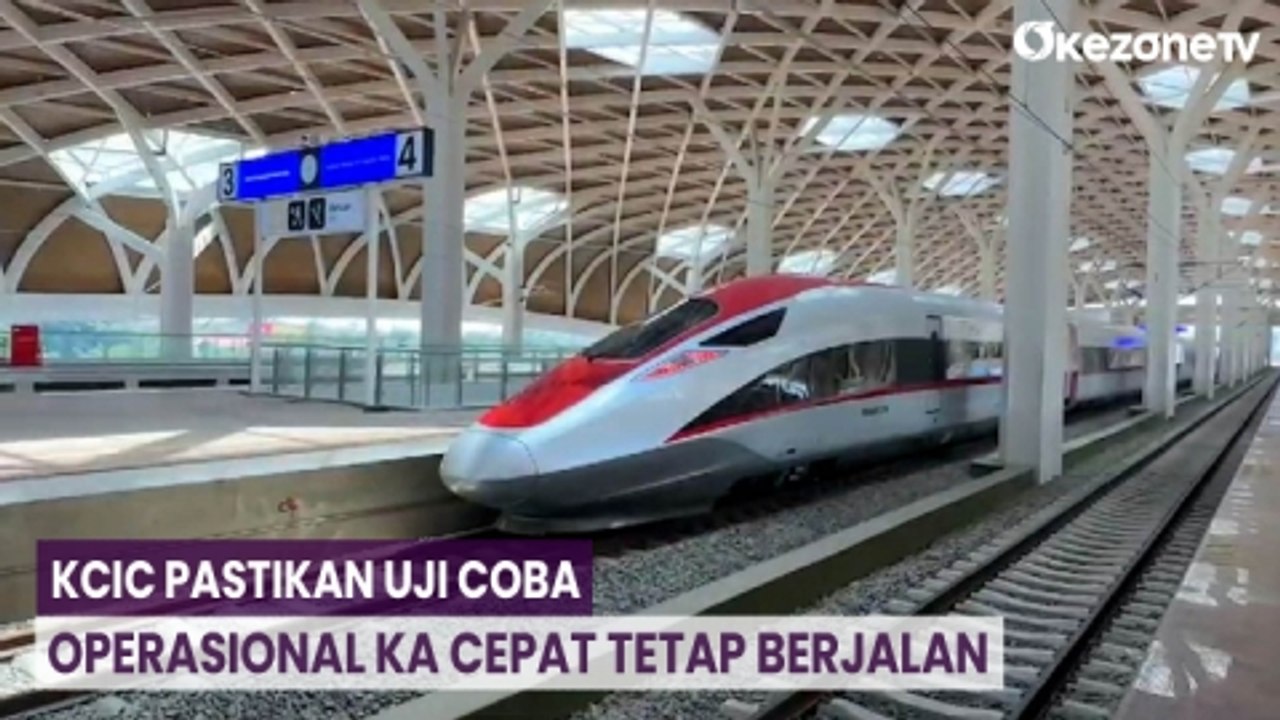 Atap Stasiun Halim Sempat Terbakar, KCIC Pastikan Uji Coba KA Cepat Tetap Berjalan Lancar