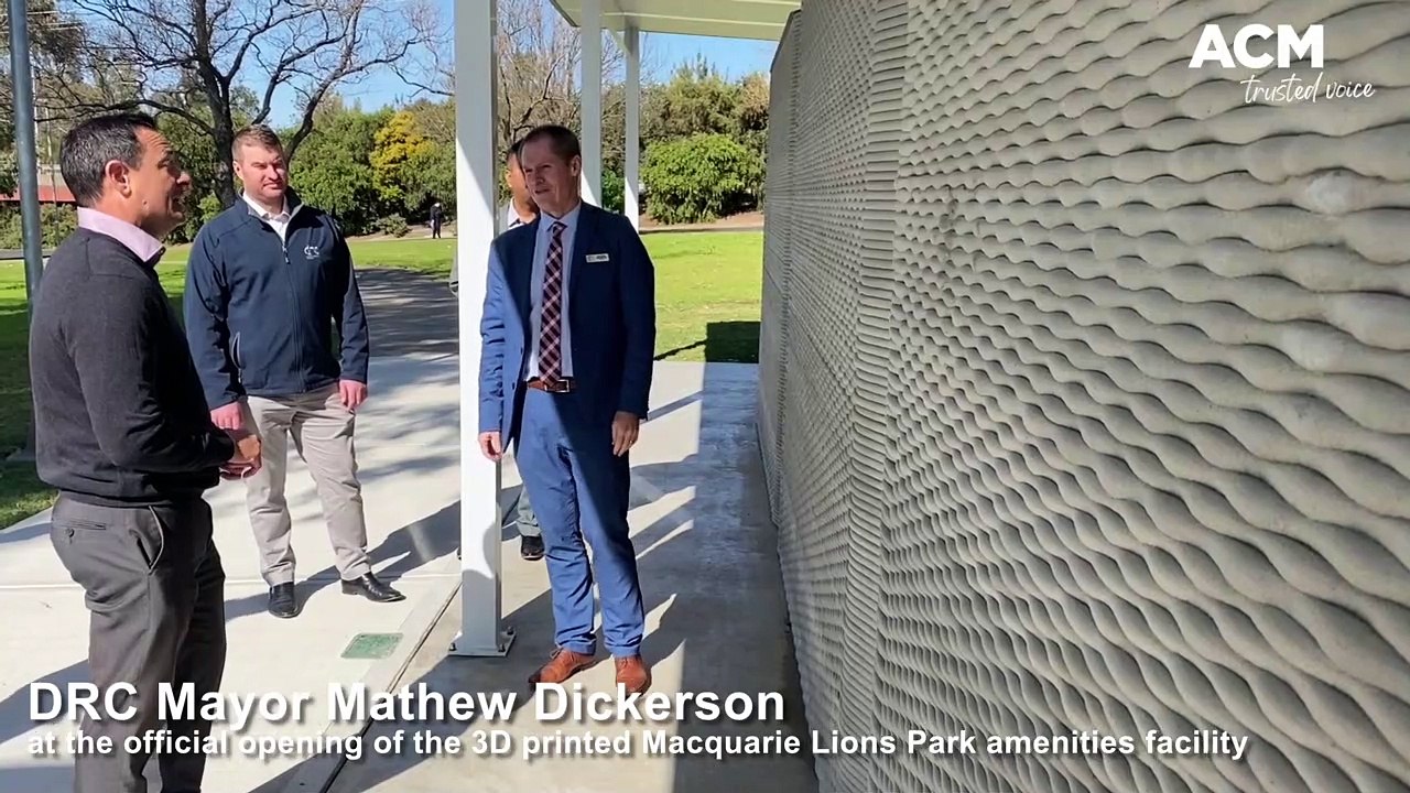 Opening of 3D Printed Amenities Block