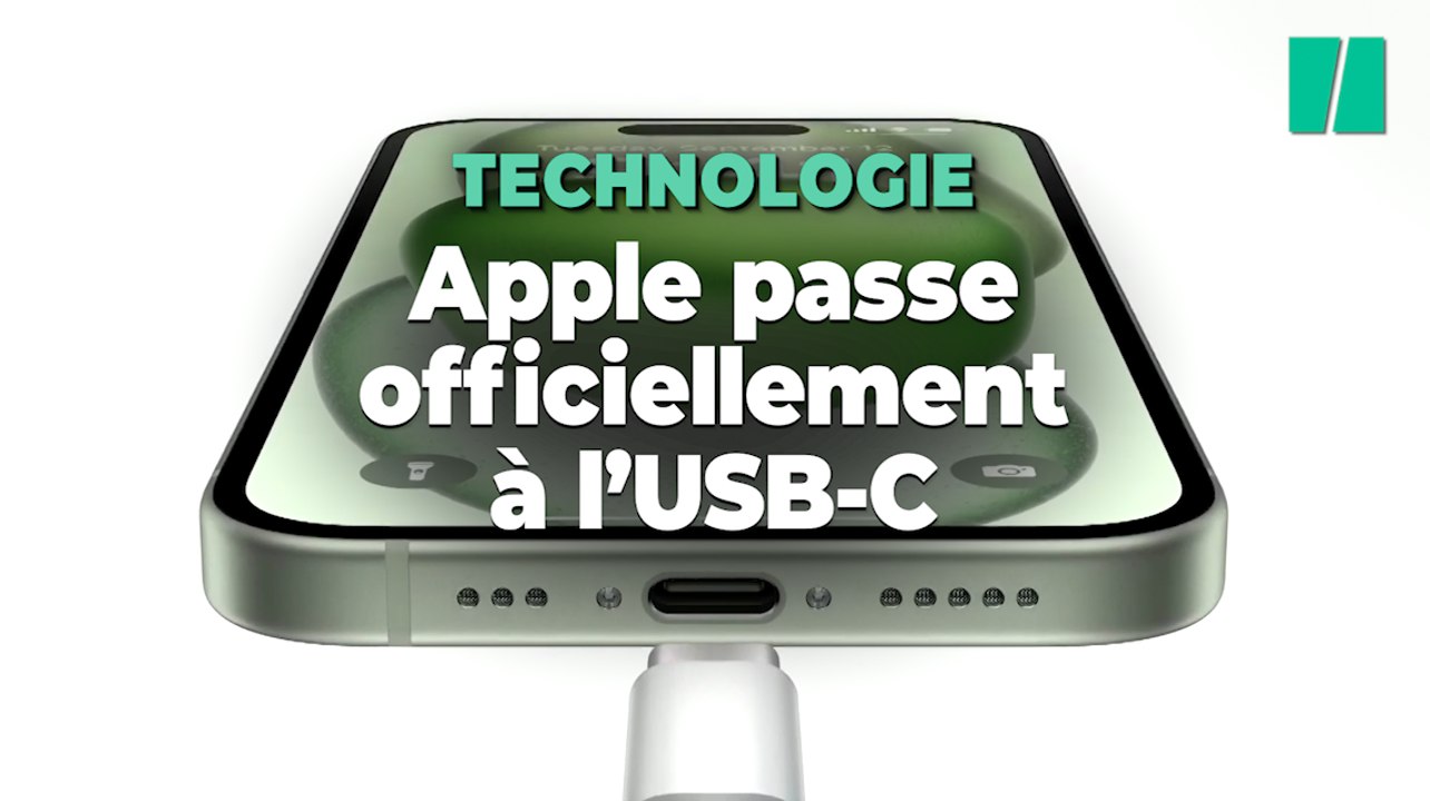 Apple dévoile l’iPhone 15, muni d'un port USB-C