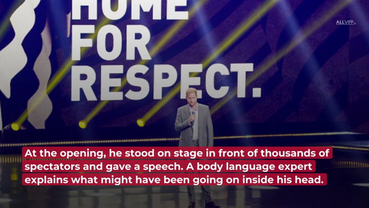 Body Language Expert: Prince Harry Wants To Protect Himself