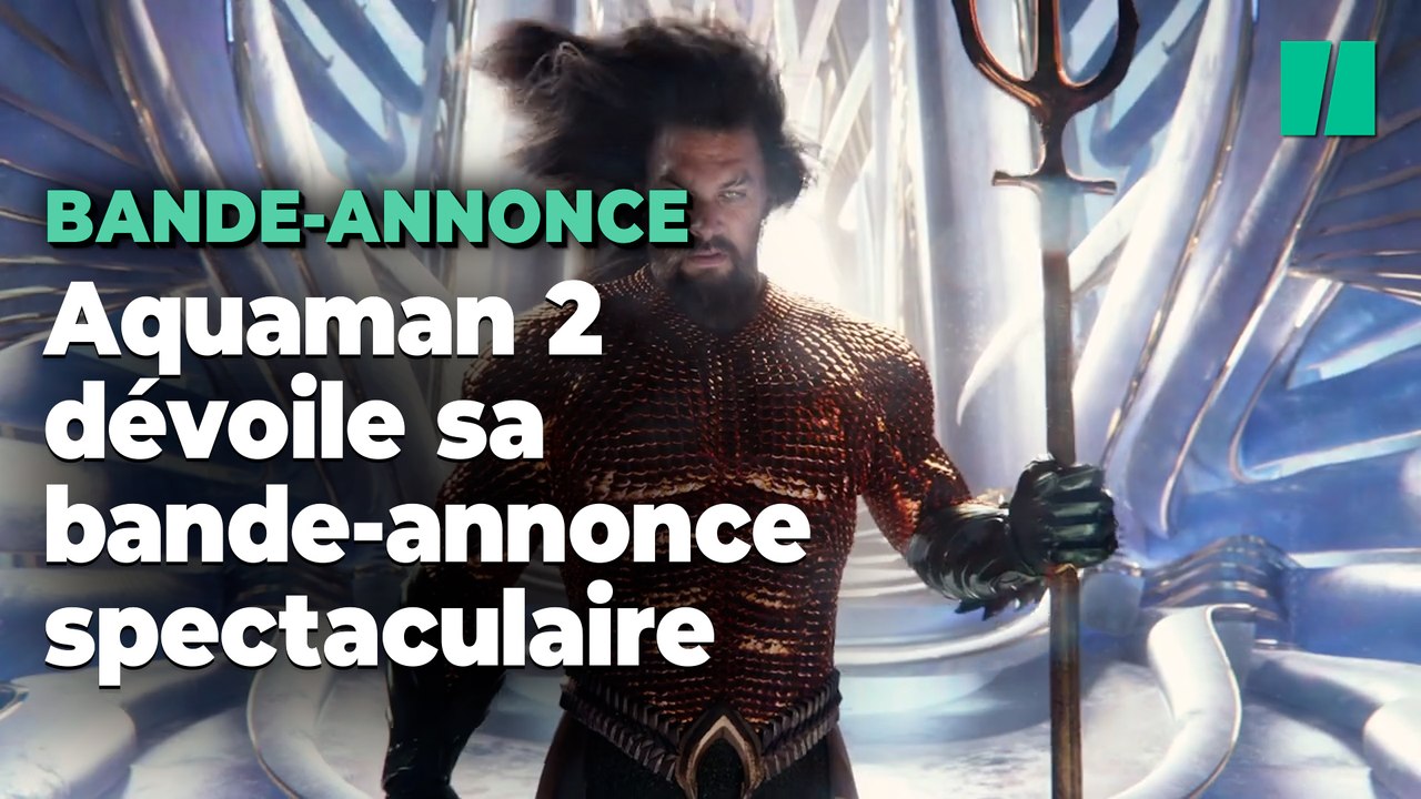 Aquaman 2 dévoile sa bande-annonce spectaculaire