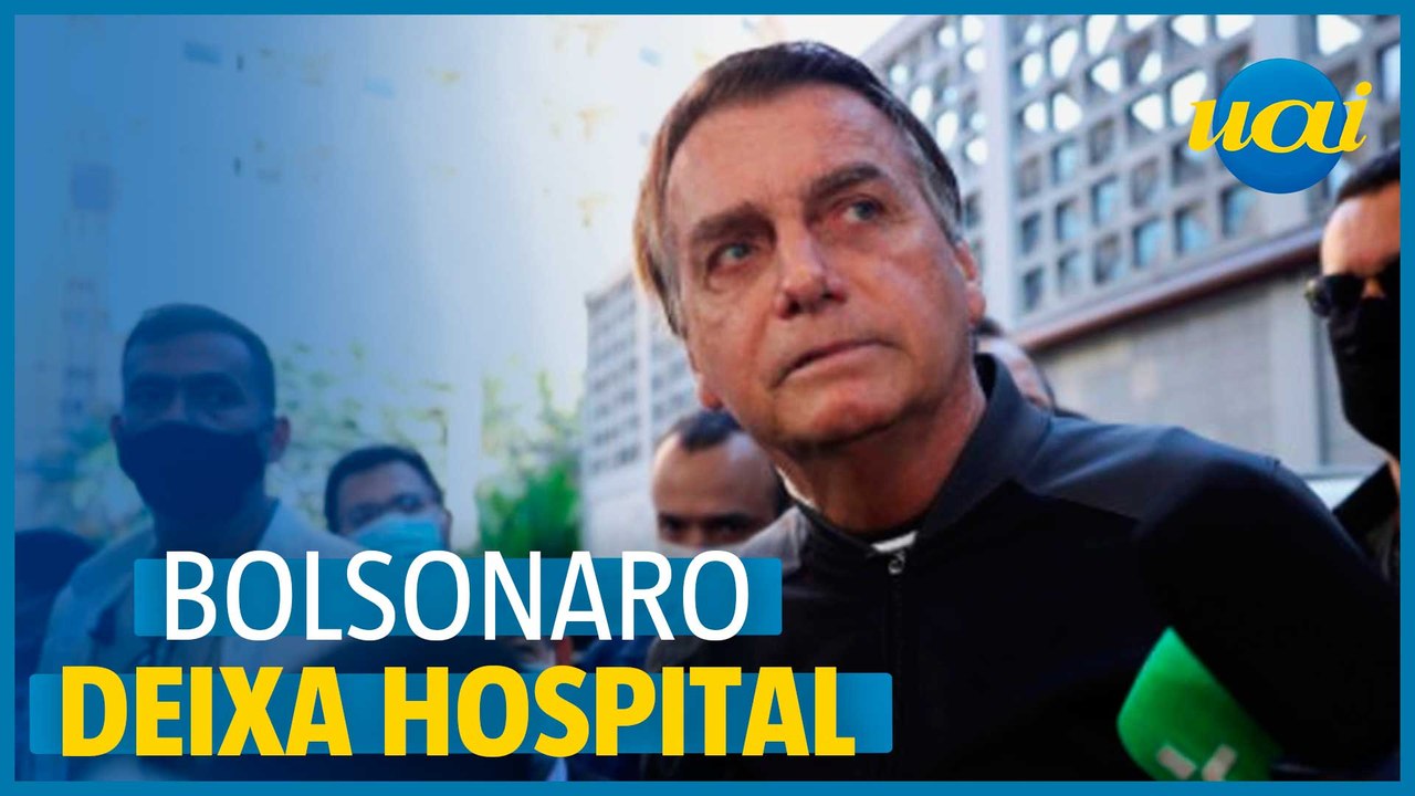 Bolsonaro tem alta e deixa hospital em SP