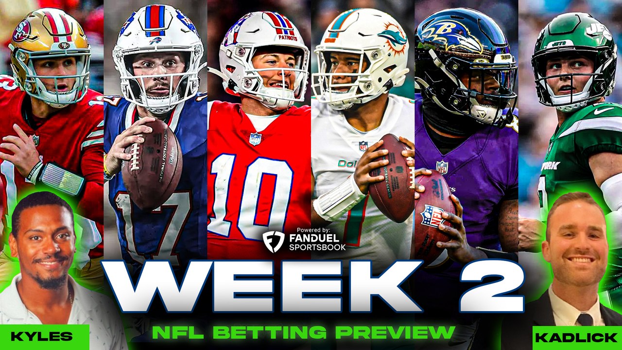 Patriots vs Dolphins PREDICTIONS + NFL Week 2 Picks | Presented by FanDuel Sportsbook