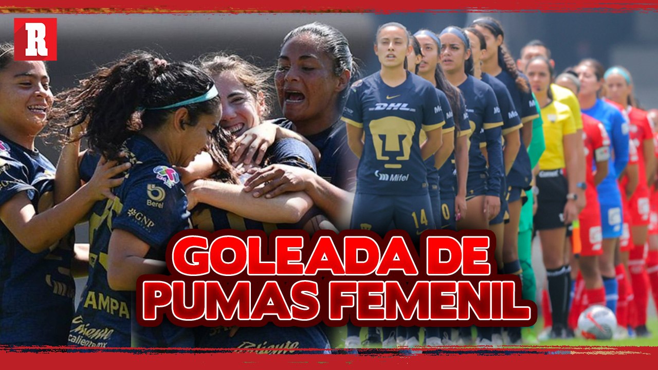PUMAS FEMENIL golea a TOLUCA