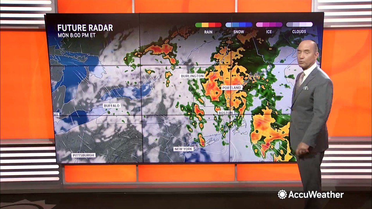 Coastal storm drenches Eastern Seaboard