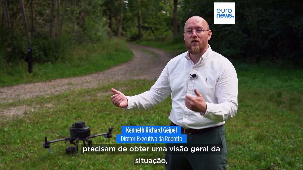 Drone com inteligência artificial para combater incêndios