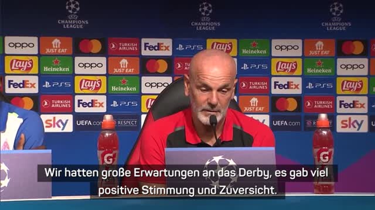 Pioli: "Müssen über Derby-Pleite hinwegkommen"
