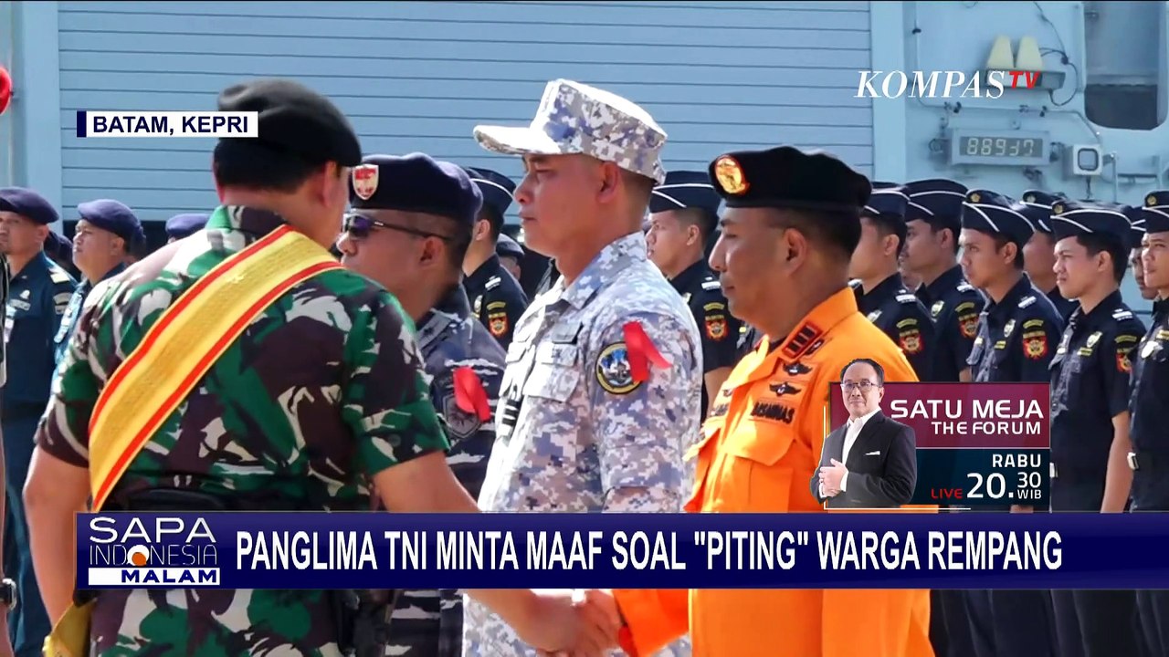 Soal Ucapan 'Piting' dalam Kasus Rempang, Panglima TNI Minta Maaf: Saya Orang Ndeso