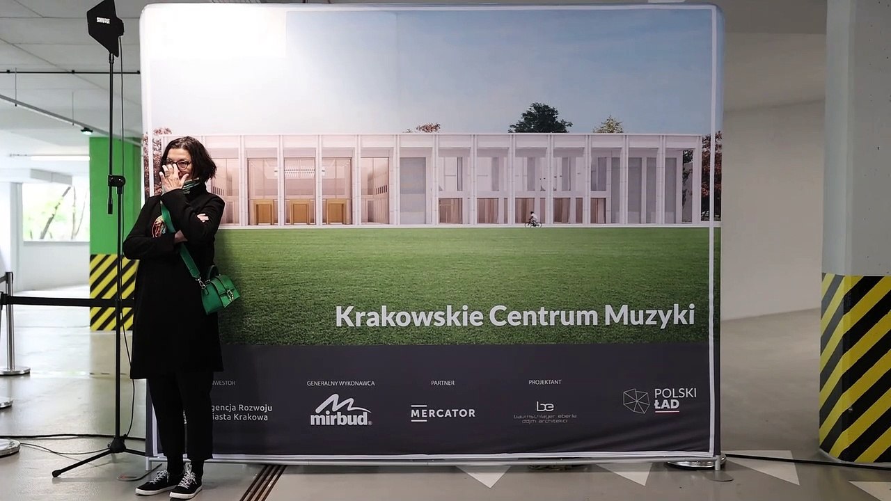 Kraków - wmurowanie aktu erekcyjnego pod budowę centrum muzyki