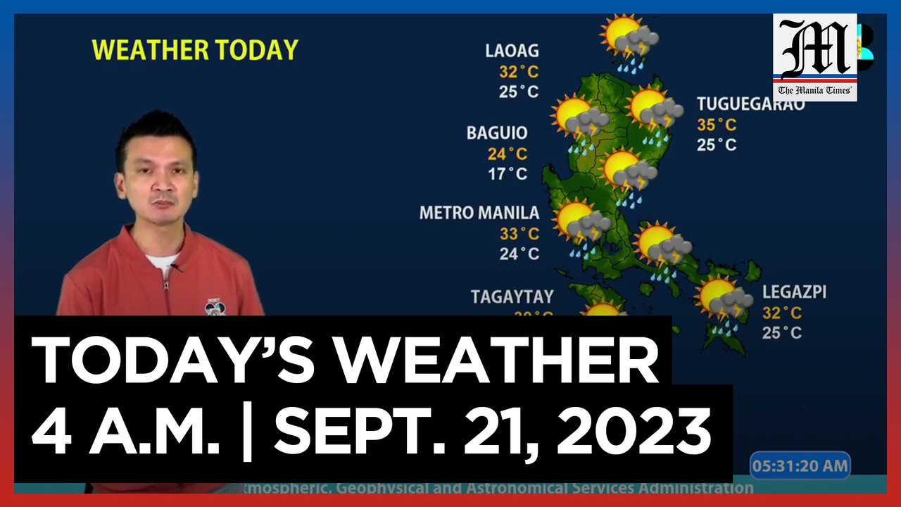 Today's Weather, 4 A.M. | Sept. 21, 2023