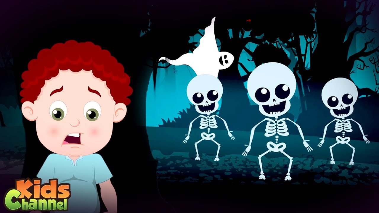 Small Halloween Song, Spooky Nursery Rhymes - Scary Cartoon Videos By Kids Channel