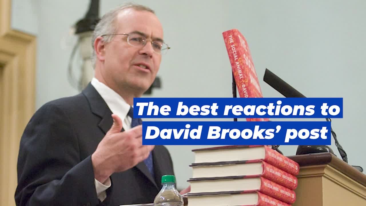 The best reactions to David Brooks’ viral X post