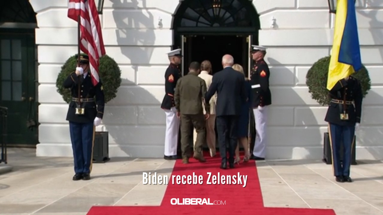 Biden recebe Zelensky