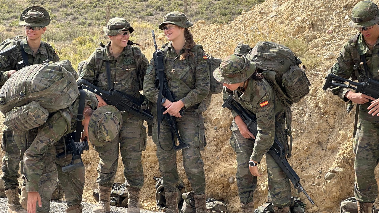 La Princesa de Asturias completa su formación militar básica