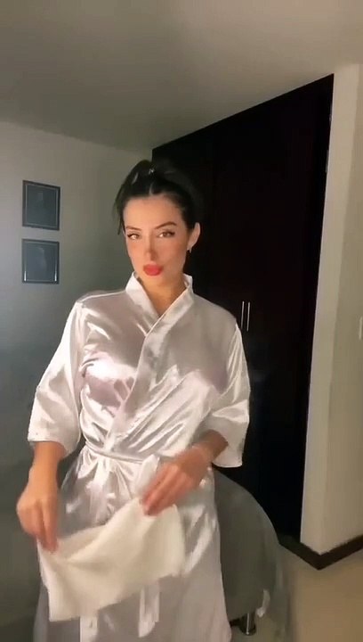 wipe it down trend Pink bikini